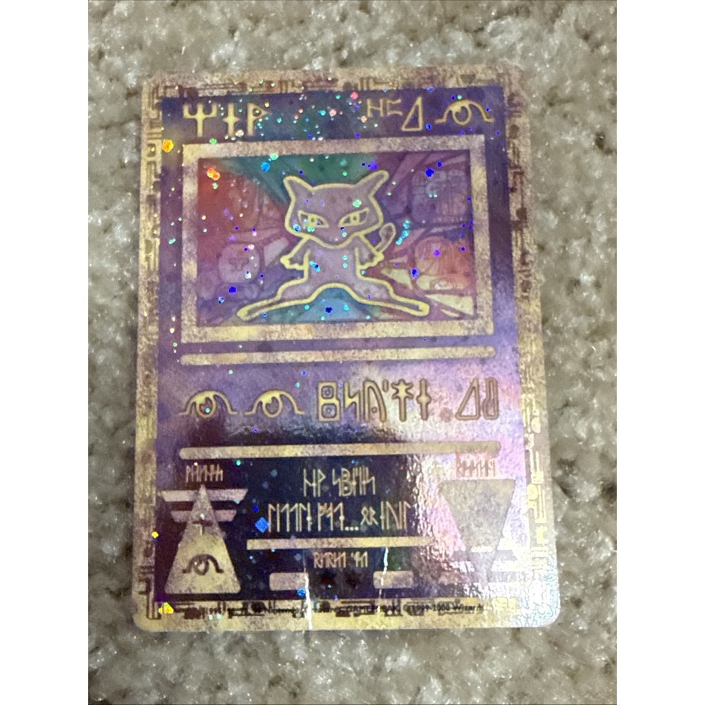 Pokémon Ancient Mew Holo mewtwo strikes back movie promo Pokémon TCG